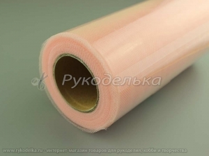 Фатин нежно-розовый 15см. Рулон 25 ярдов.