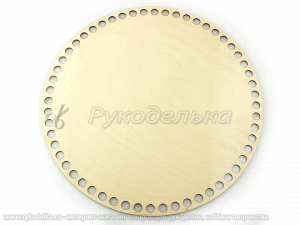 Заготовка из фанеры. Дно для корзины. Круг 25cм.