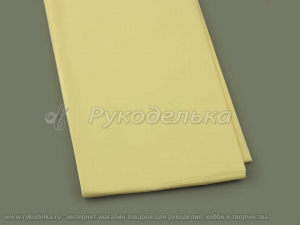 Бумага тишью. 50х66см. Ванильная №1201.