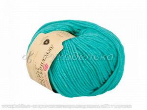 Пряжа Пехорка. Детский каприз теплый. 50гр. Мятный леденец (1130).