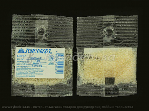 Бисер японский TOHO. 15/0. Слоновая кость (147). Полупрозрачный жемчужный. 5гр.
