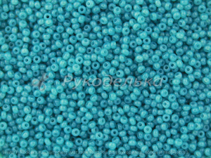 Бисер чешский Preciosa 10/0. Голубой (02633) ASD. 10гр