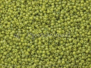Бисер чешский Preciosa 10/0. Салатовый (17486) OR. 10гр.