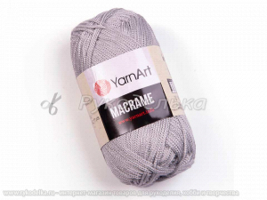 Пряжа YarnArt. Macrame. 90г. Серый светлый (149)