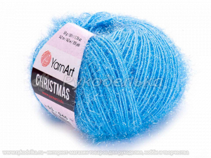 Пряжа YarnArt Christmas 50гр. Голубой (03)