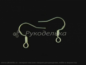 Швензы-крючки. 17х18мм. Серебро
