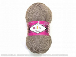 Пряжа Alize Superwash. 100гр. Бежевый меланж (207)