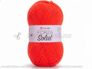 Пряжа YarnArt. Forza Solid 100гр. Алый (4644).