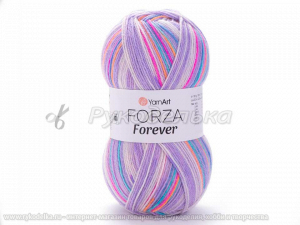 Пряжа YarnArt. Forza Forever 100гр. Сирень (2712).