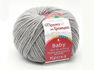 Пряжа троицкая. Кроха. 50гр. Мышонок (59)
