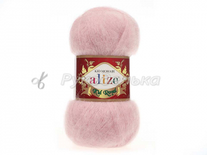 Пряжа Alize Mohair Kid Royal. 50гр. Пудра (161)