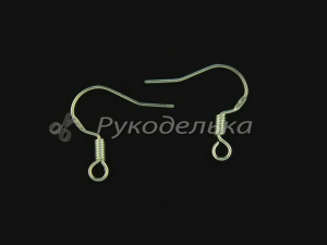 Швензы-крючки. 17х18мм. Серебро