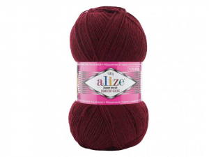Пряжа Alize Superwash. 100гр. Бордо (578)