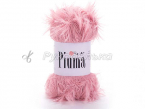 Пряжа YarnArt. Piuma 50гр. Пудра темная (4413).