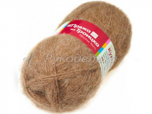 Пряжа троицкая. Купчиха 100гр. Темно бежевый (165)