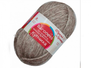 Пряжа троицкая. Купчиха 100гр. Суровый лен (43)