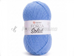 Пряжа YarnArt. Forza Solid 100гр. Голубой (4617).